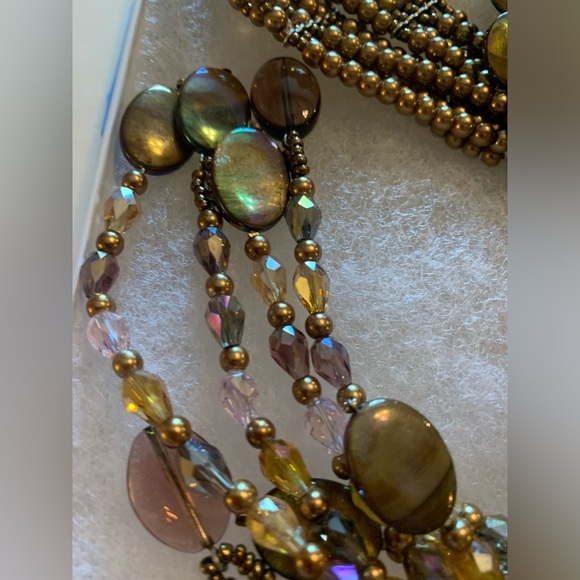 Joan Rivers vintage large flower statement necklace - Picture 8 of 10